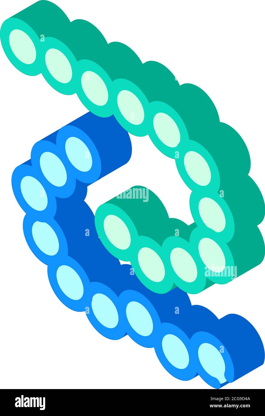 bacillus anthracis isometric icon vector isolated illustration Stock ...