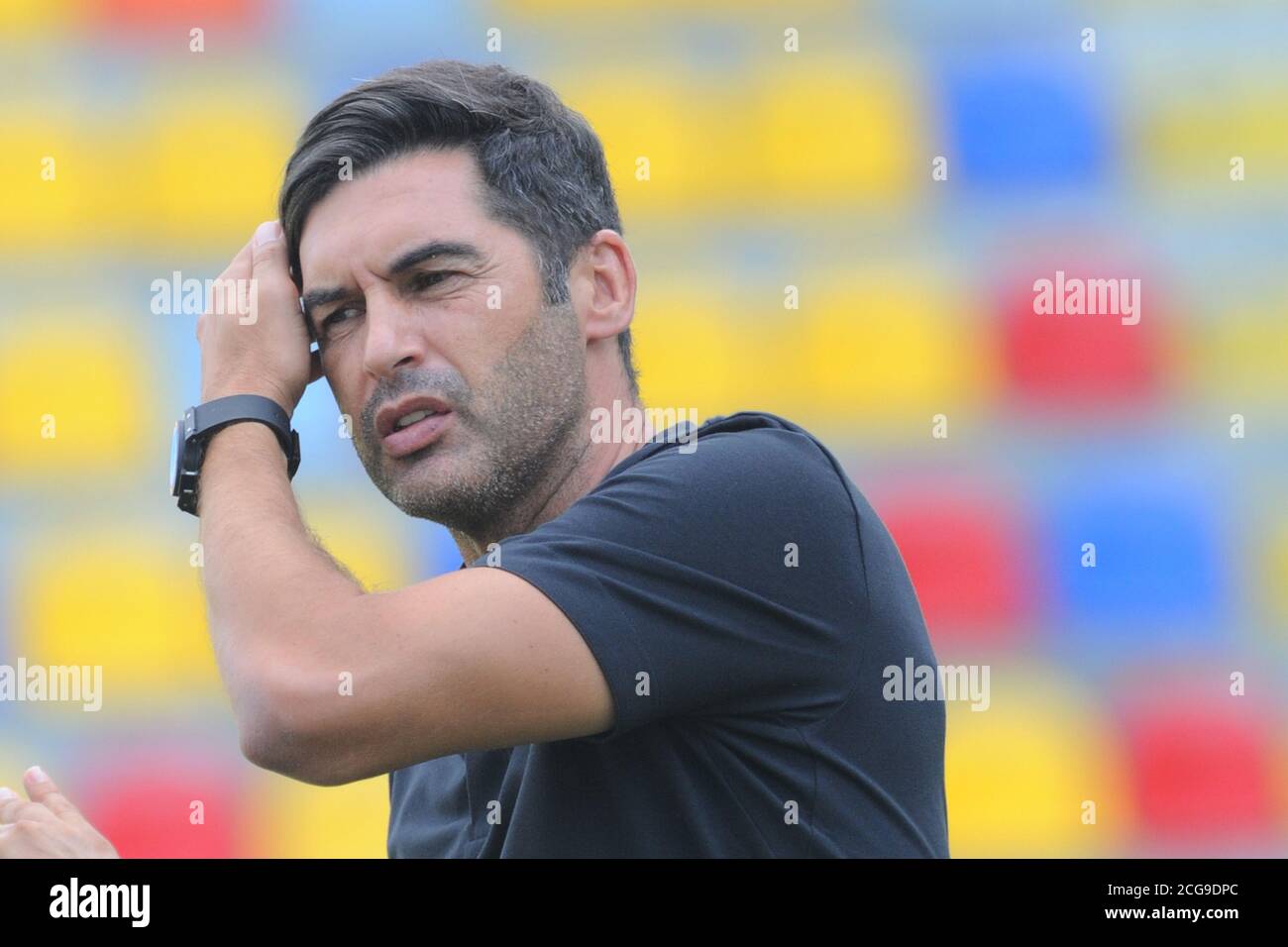 Frosinone, Italy. 09th Sep, 2020. All. Paolo Fonseca ( Roma ) during Frosinone vs Roma, Soccer Test Match - Credit: LM/Renato Olimpio/Alamy Live News Stock Photo