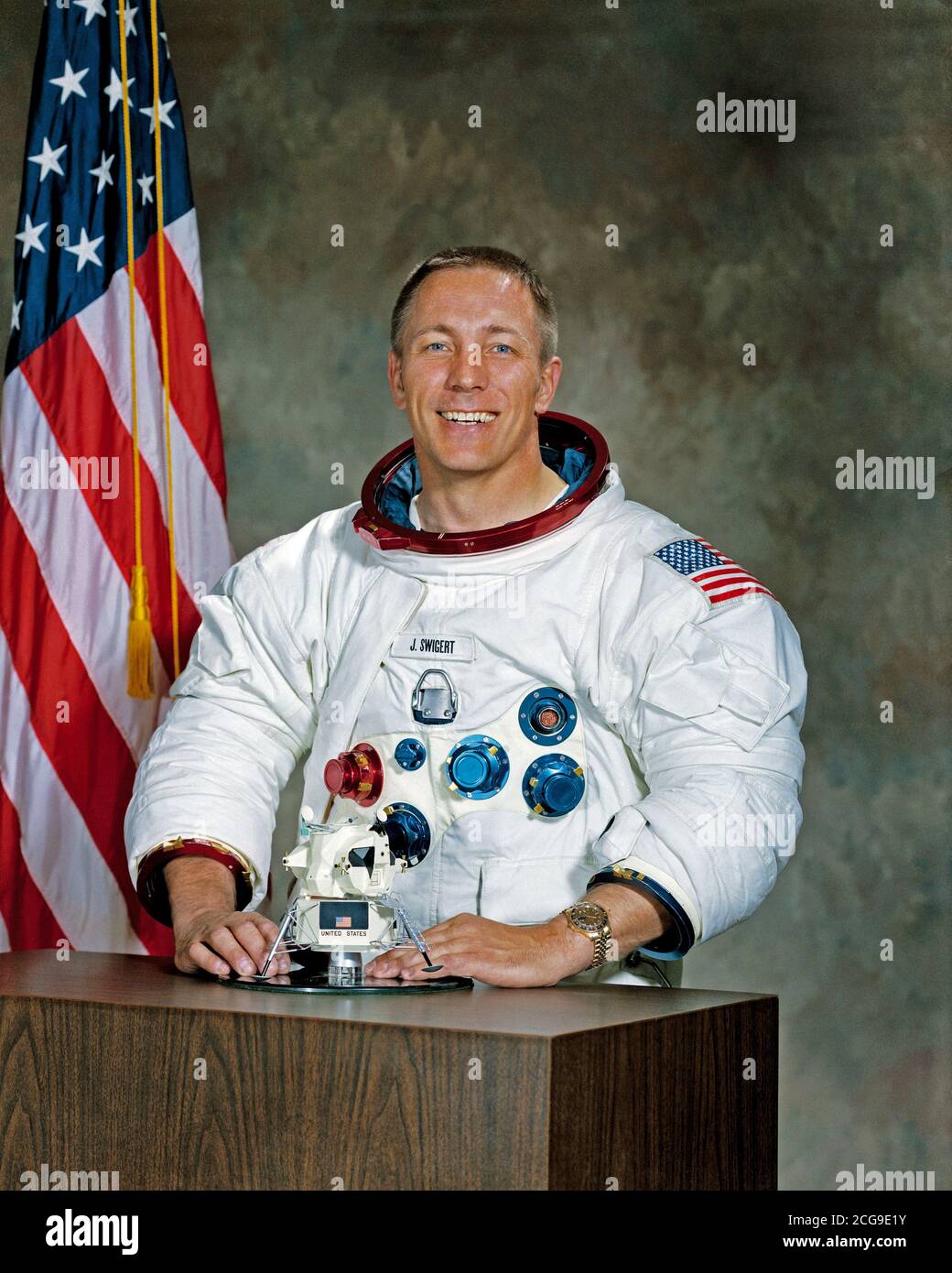 Portrait - Astronaut John L. Swigert, Jr. Stock Photo