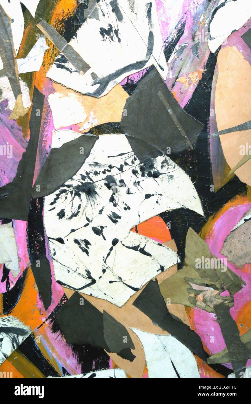 'Bird Talk' painting by Lee Krasner exhibition at the Barbican in 2019 Stock Photo