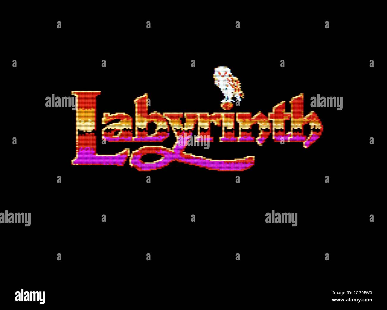 Labyrinth - Nintendo Entertainment System - NES Videogame - Editorial use only Stock Photo