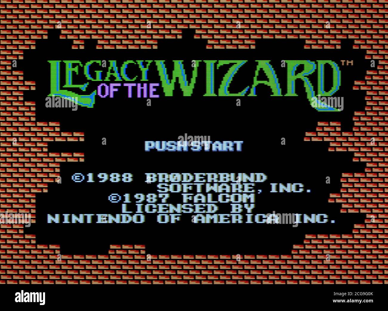 Legacy of the Wizard - Nintendo Entertainment System - NES Videogame - Editorial use only Stock Photo