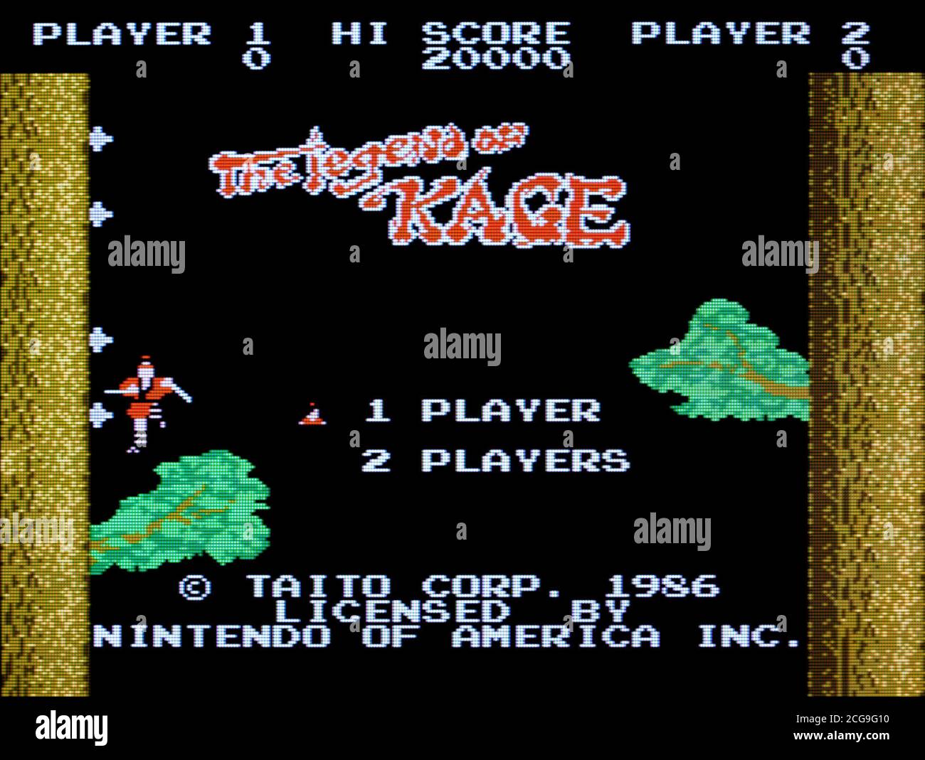 The Legend of Kage - Nintendo Entertainment System - NES Videogame -  Editorial use only Stock Photo - Alamy