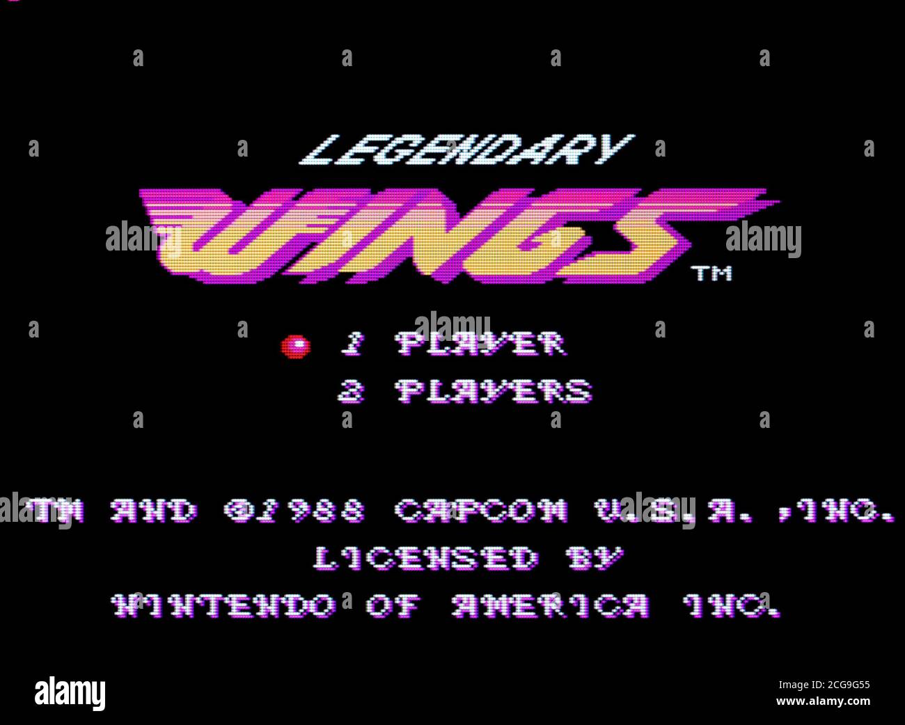 Legendary Wings Nintendo Entertainment System NES Videogame