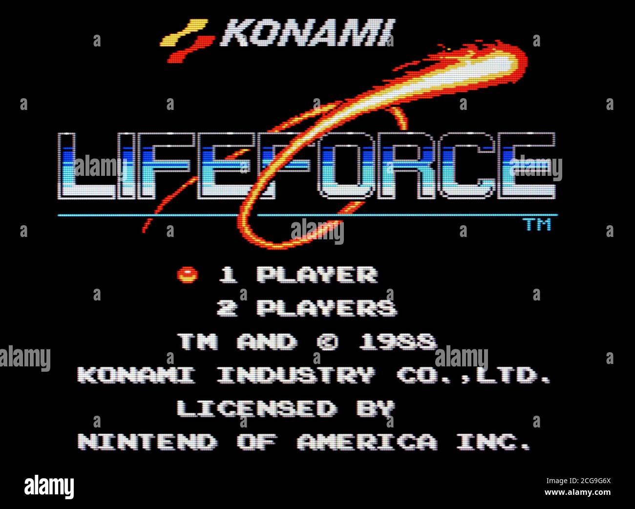 Lifeforce - Nintendo Entertainment System - NES Videogame - Editorial use only Stock Photo