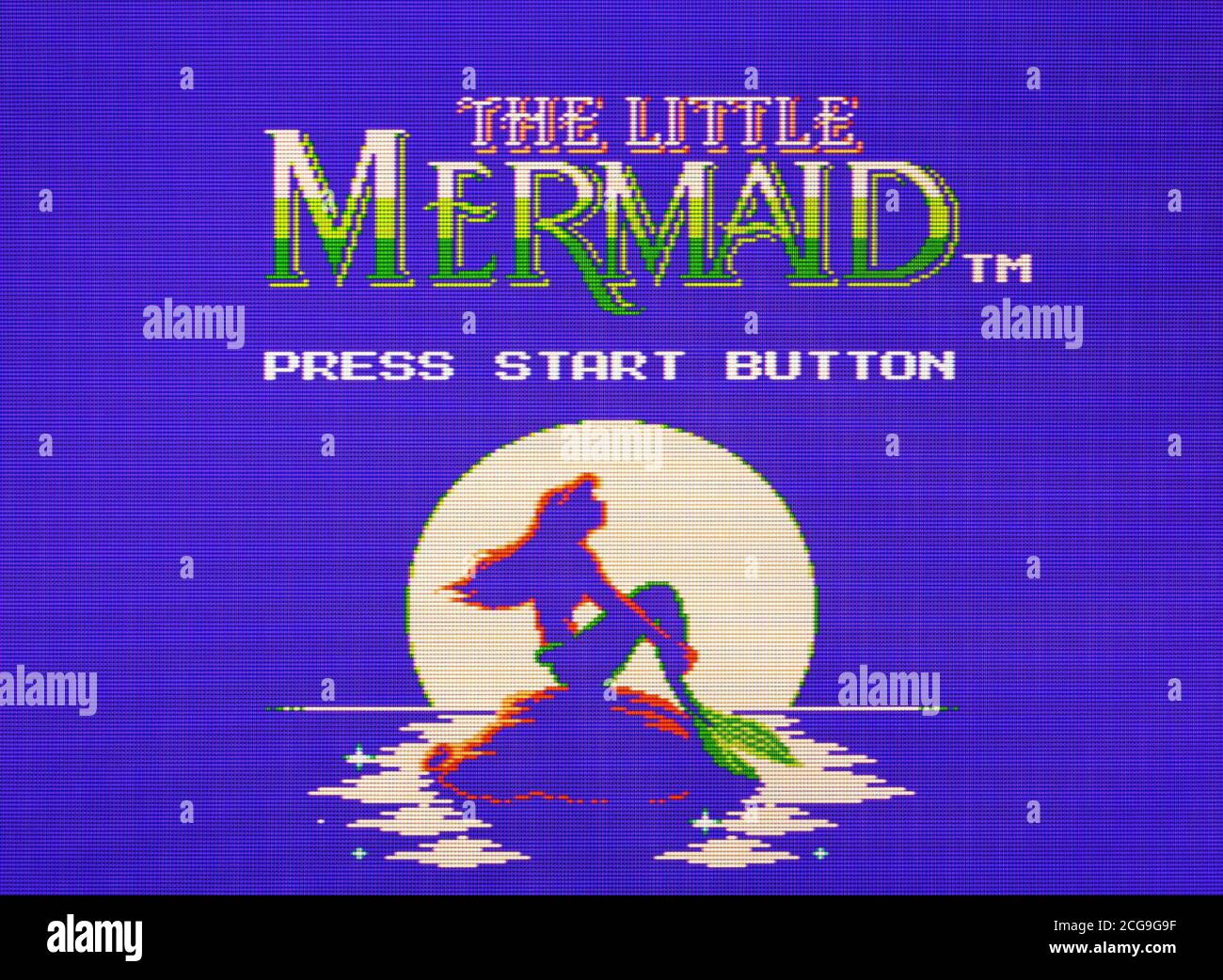 The Little Mermaid Nintendo Entertainment System NES Videogame