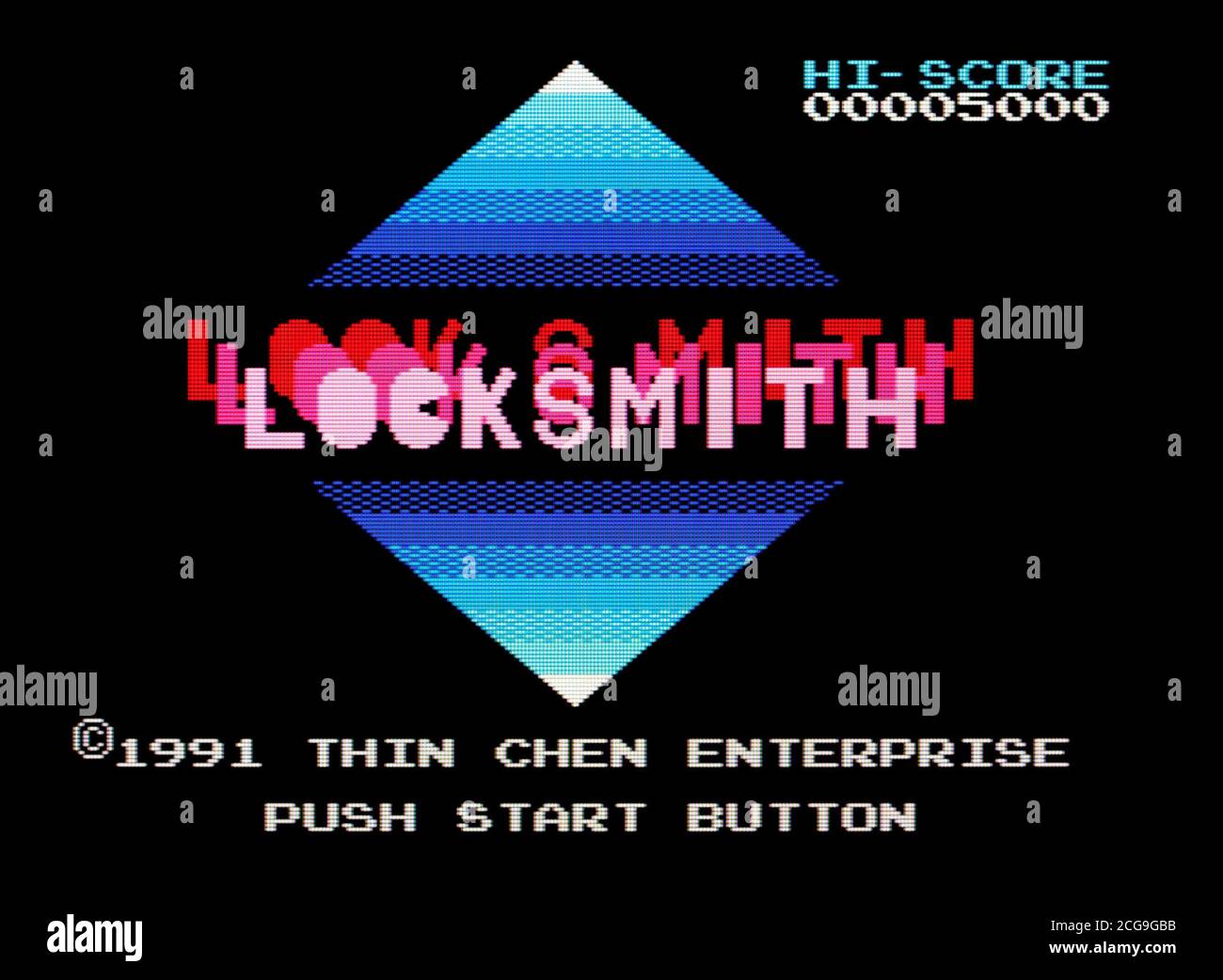 Locksmith - Nintendo Entertainment System - NES Videogame - Editorial use only Stock Photo