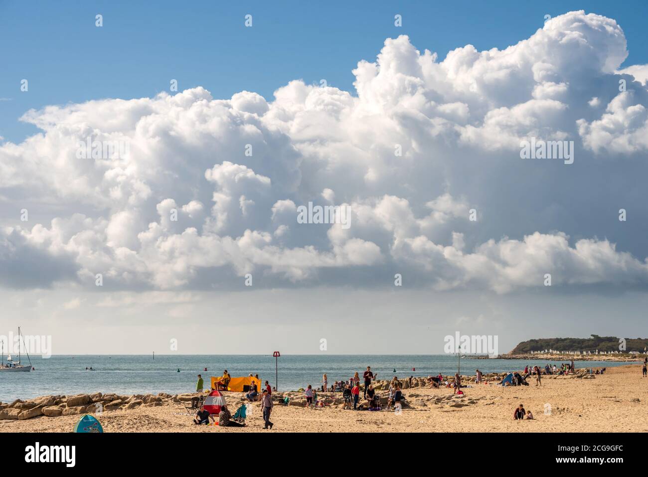 Highcliffe and Mudeford in the New Forest Stock Photo - Alamy