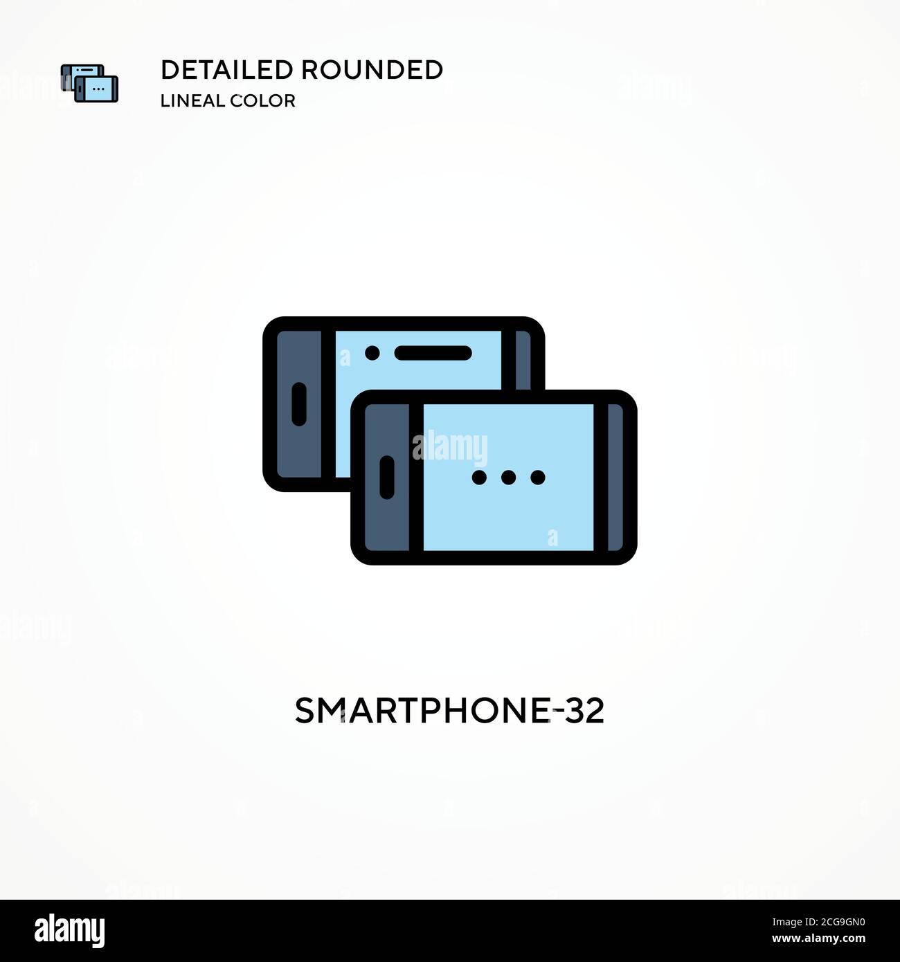 Smartphone-32 vector icon. Modern vector illustration concepts. Easy to edit and customize. Stock Vector