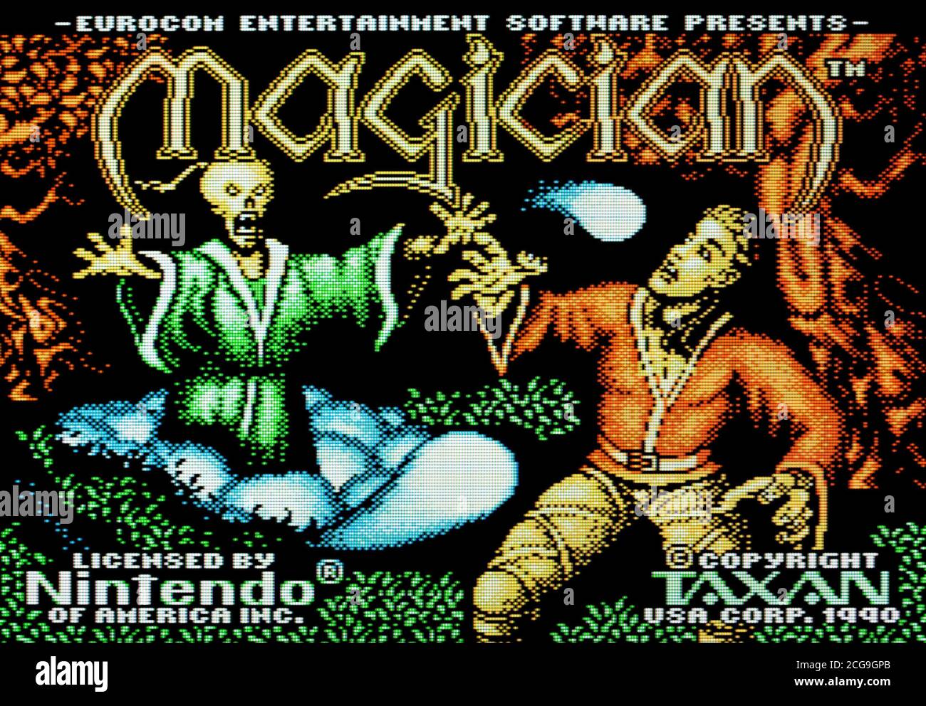 Magician - Nintendo Entertainment System - NES Videogame - Editorial use only Stock Photo