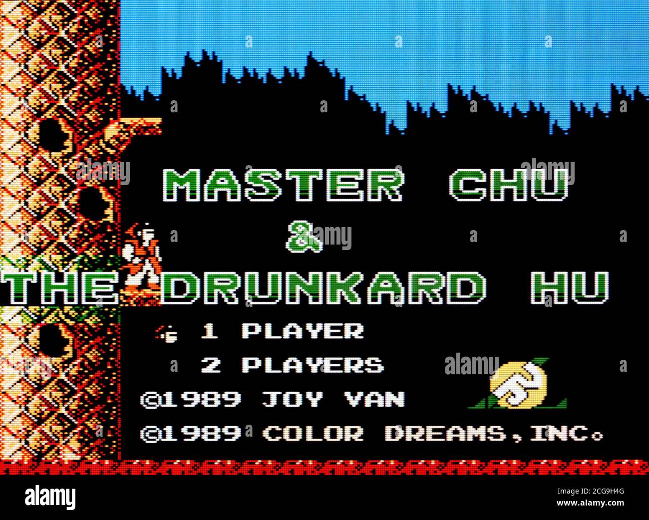 Master Chu & The Drunkard Hu - Nintendo Entertainment System - NES Videogame - Editorial use only Stock Photo