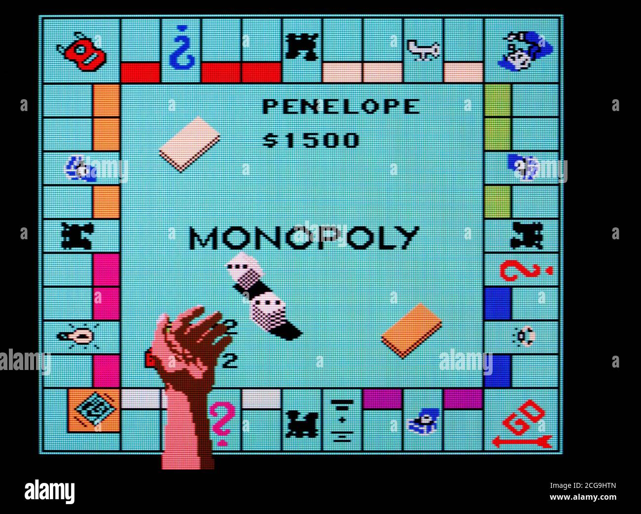 Monopoly - Nintendo Entertainment System - NES Videogame - Editorial use only Stock Photo