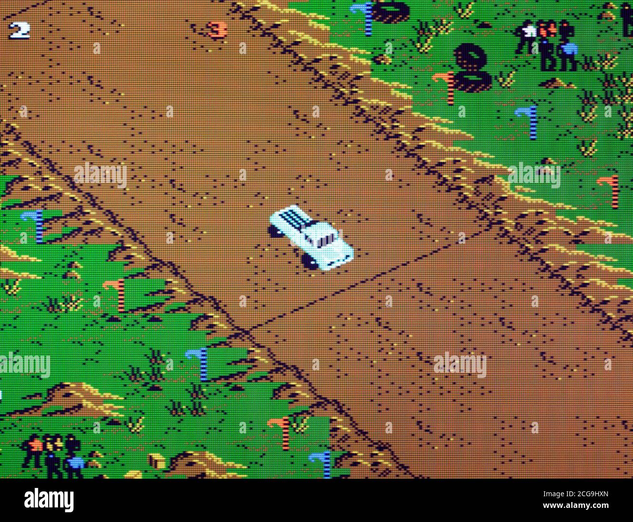 Monster truck shop rally nes