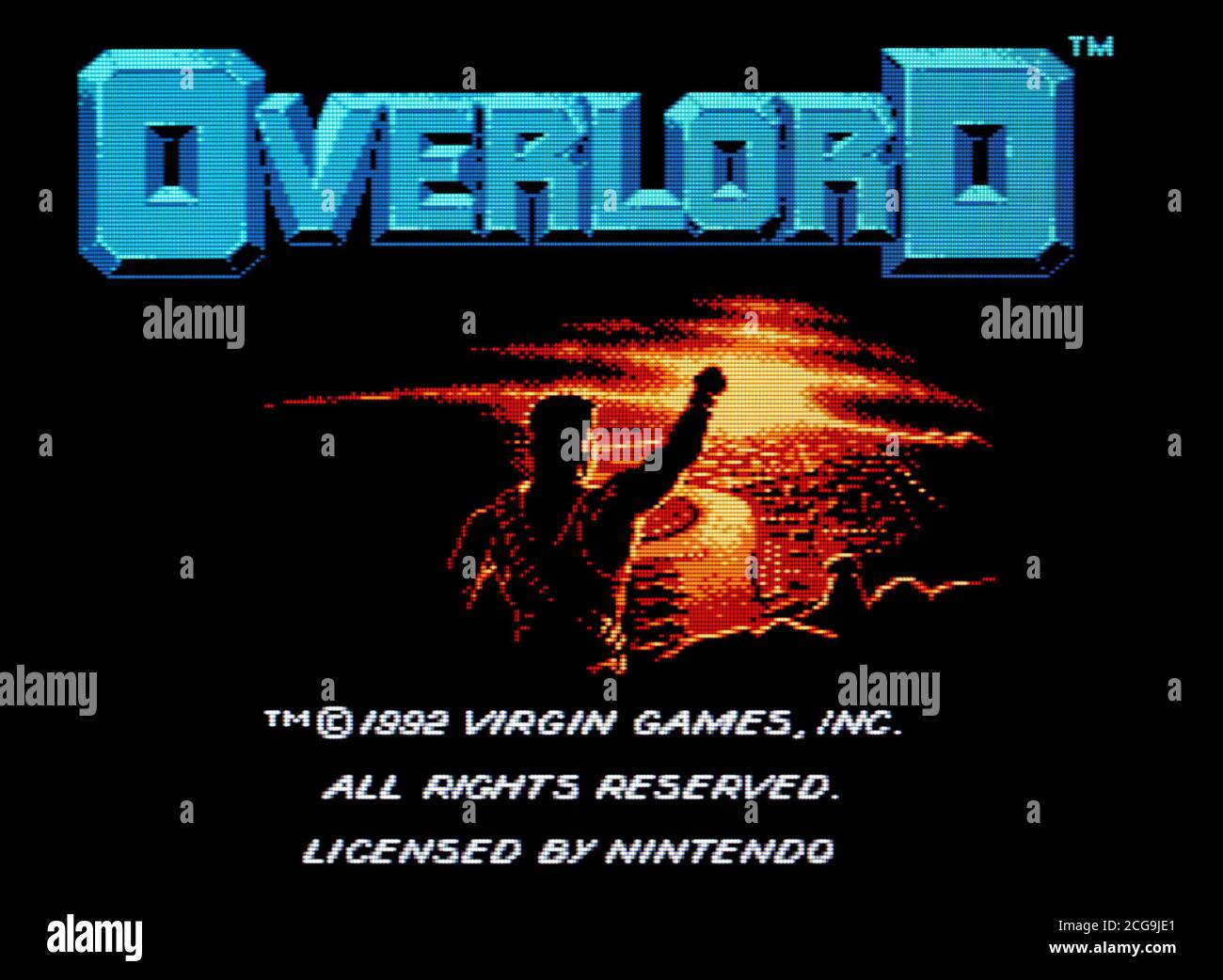 Overlord - Nintendo Entertainment System - NES Videogame - Editorial use only Stock Photo