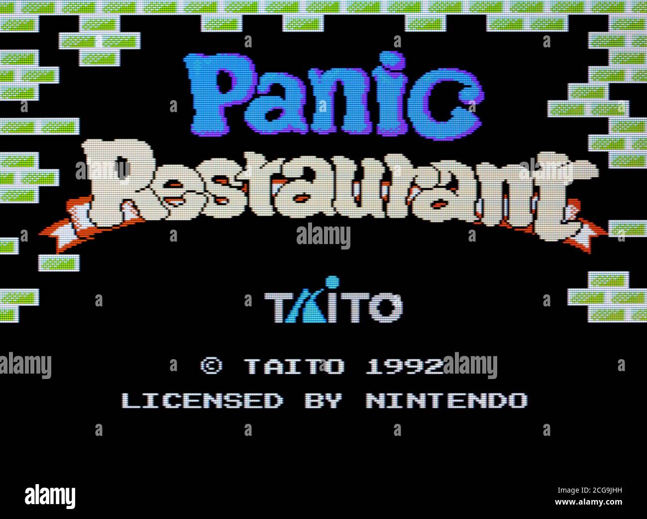 Panic Restaurant - Nintendo Entertainment System - NES Videogame -  Editorial use only Stock Photo - Alamy