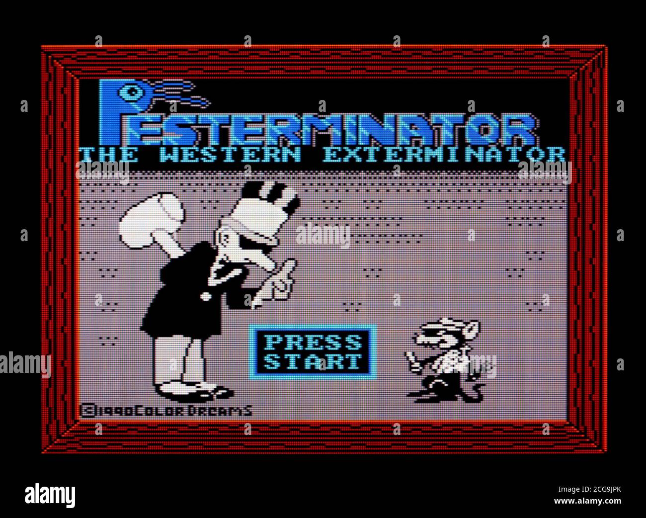 Pesterminator - Nintendo Entertainment System - NES Videogame - Editorial use only Stock Photo
