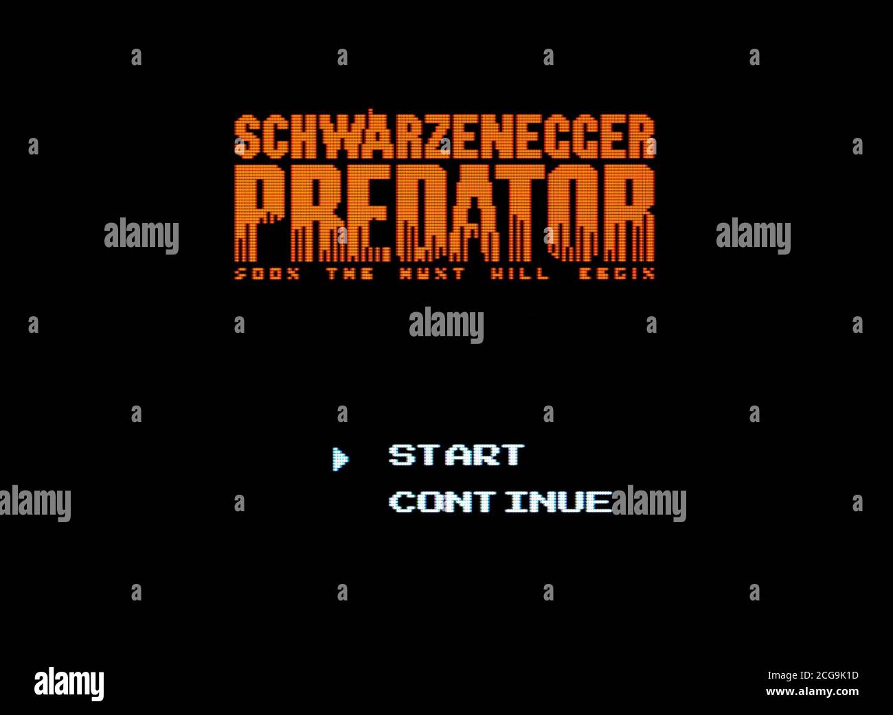 Predator - Nintendo Entertainment System - NES Videogame - Editorial use only Stock Photo