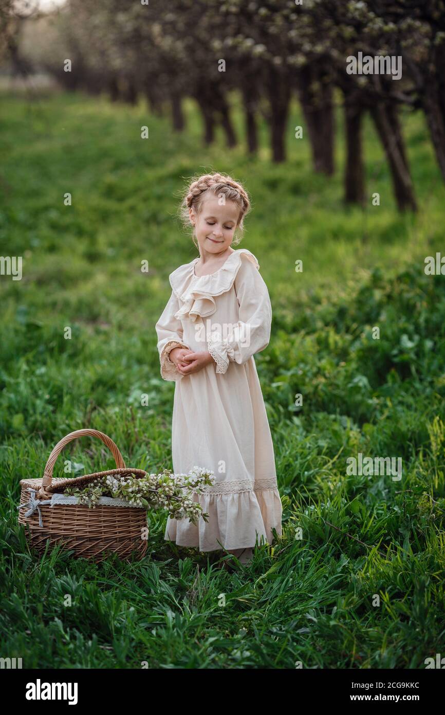 7 year cheap old flower girl