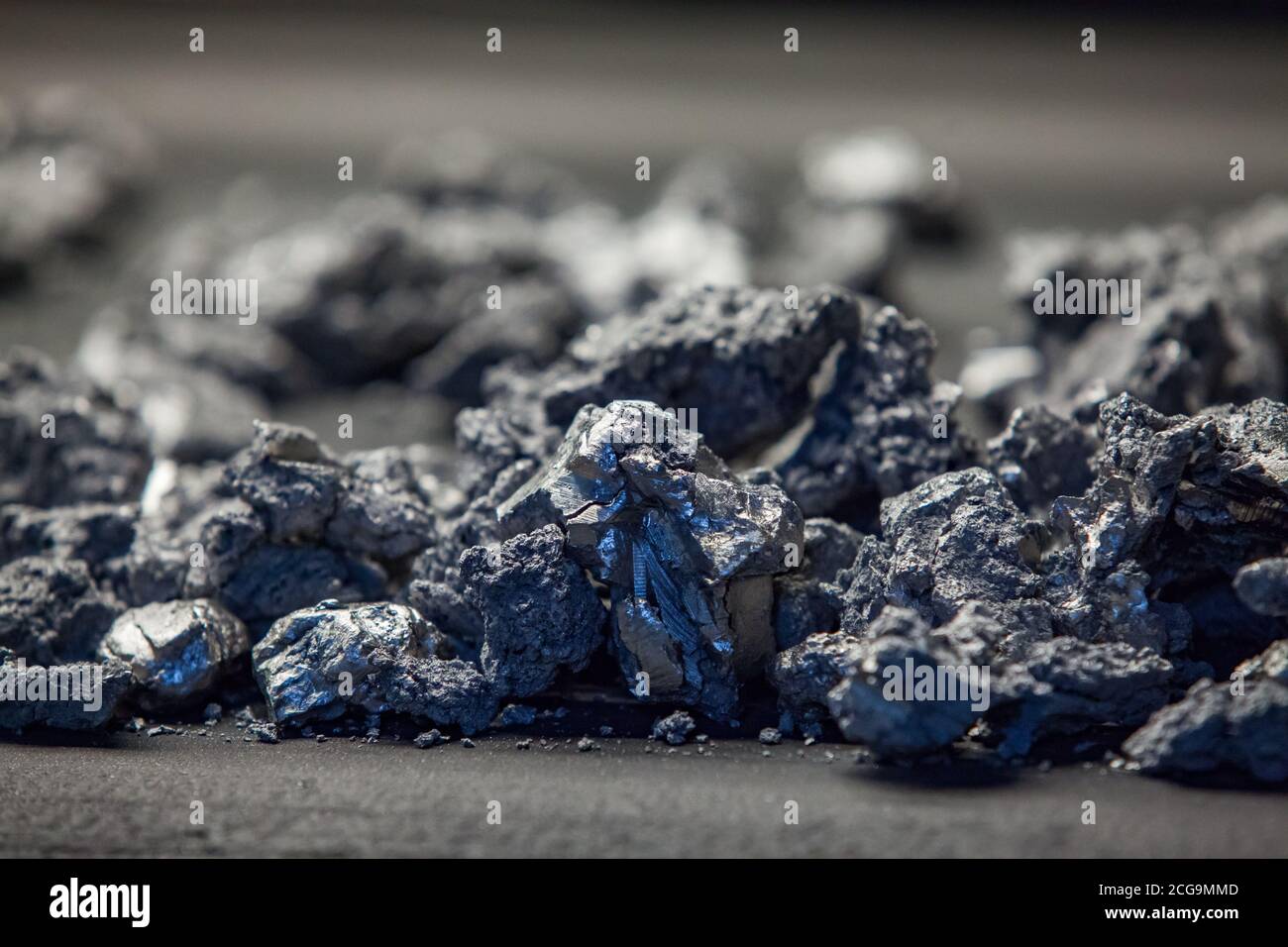Titanium metallurgy plant. Raw titanium sponge close-up Stock ...