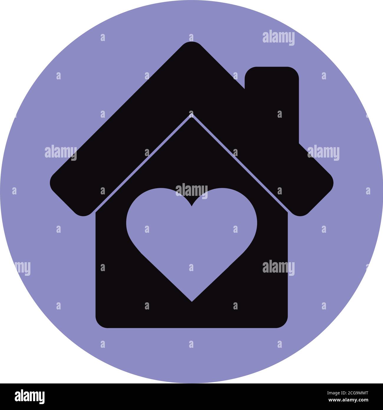 house love heart together pictogram block silhouette icon icon vector ...