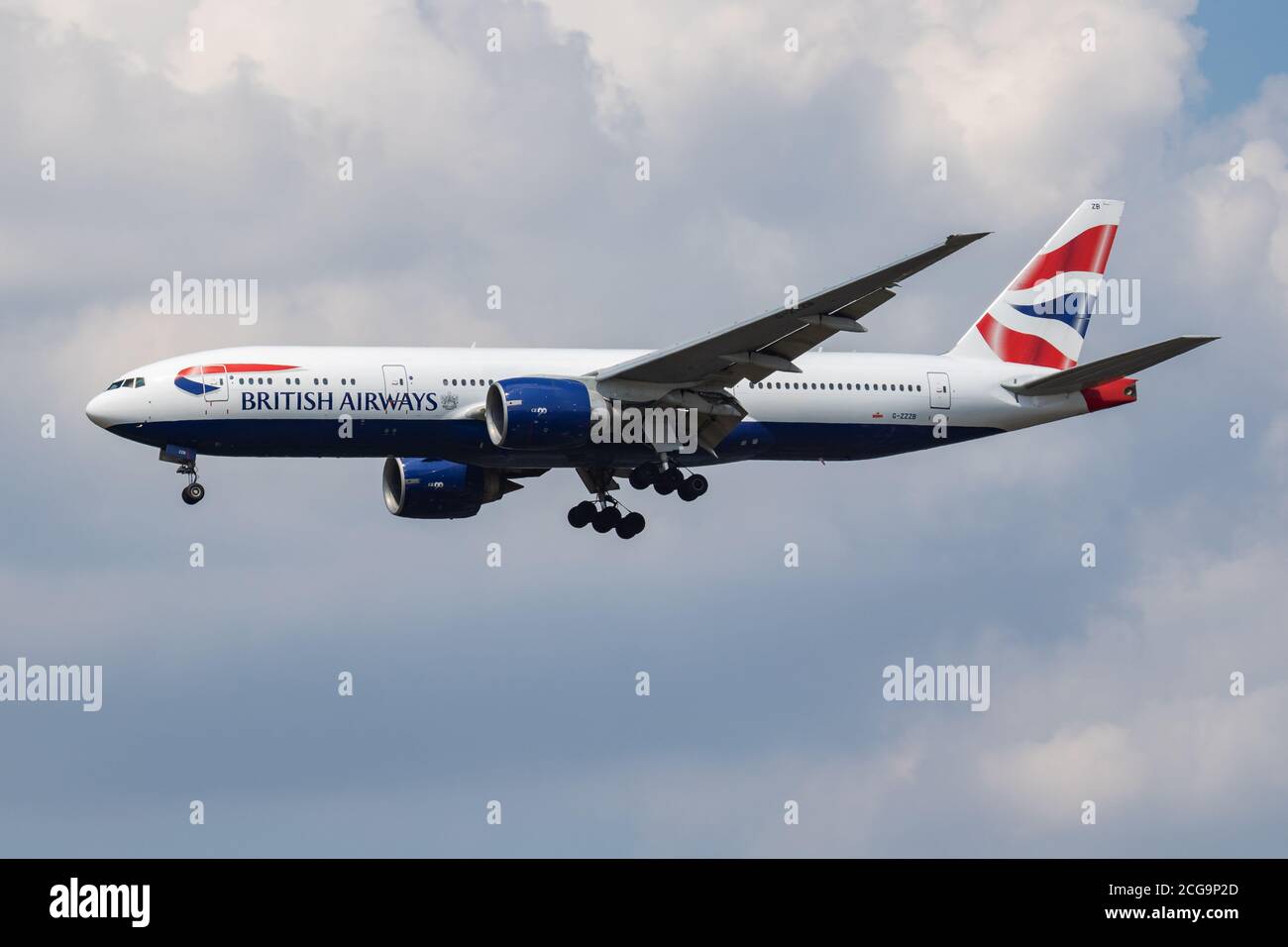Boeing 777 200 british airways hi-res stock photography and images