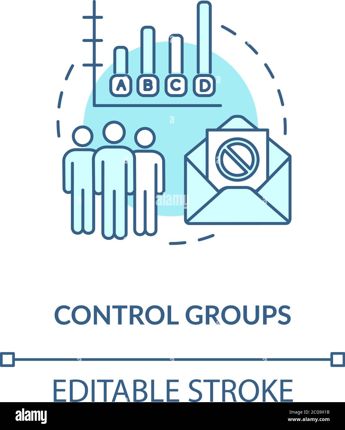 Control groups concept icon Stock Vector Image & Art - Alamy