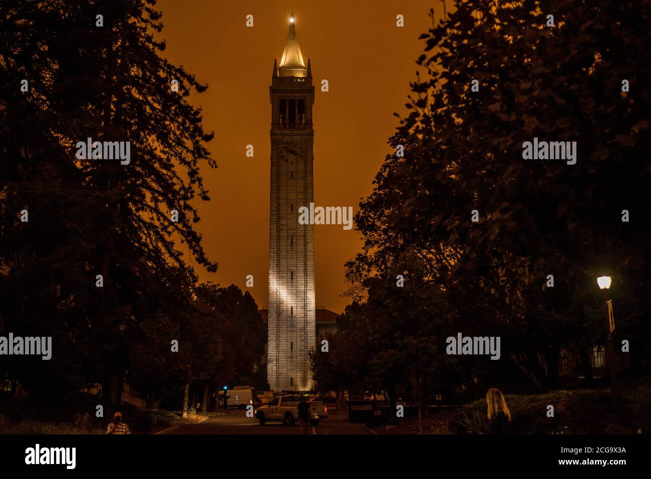 The Campanile clock tower on the campus of UC Berkeley, taken at 10 AM
