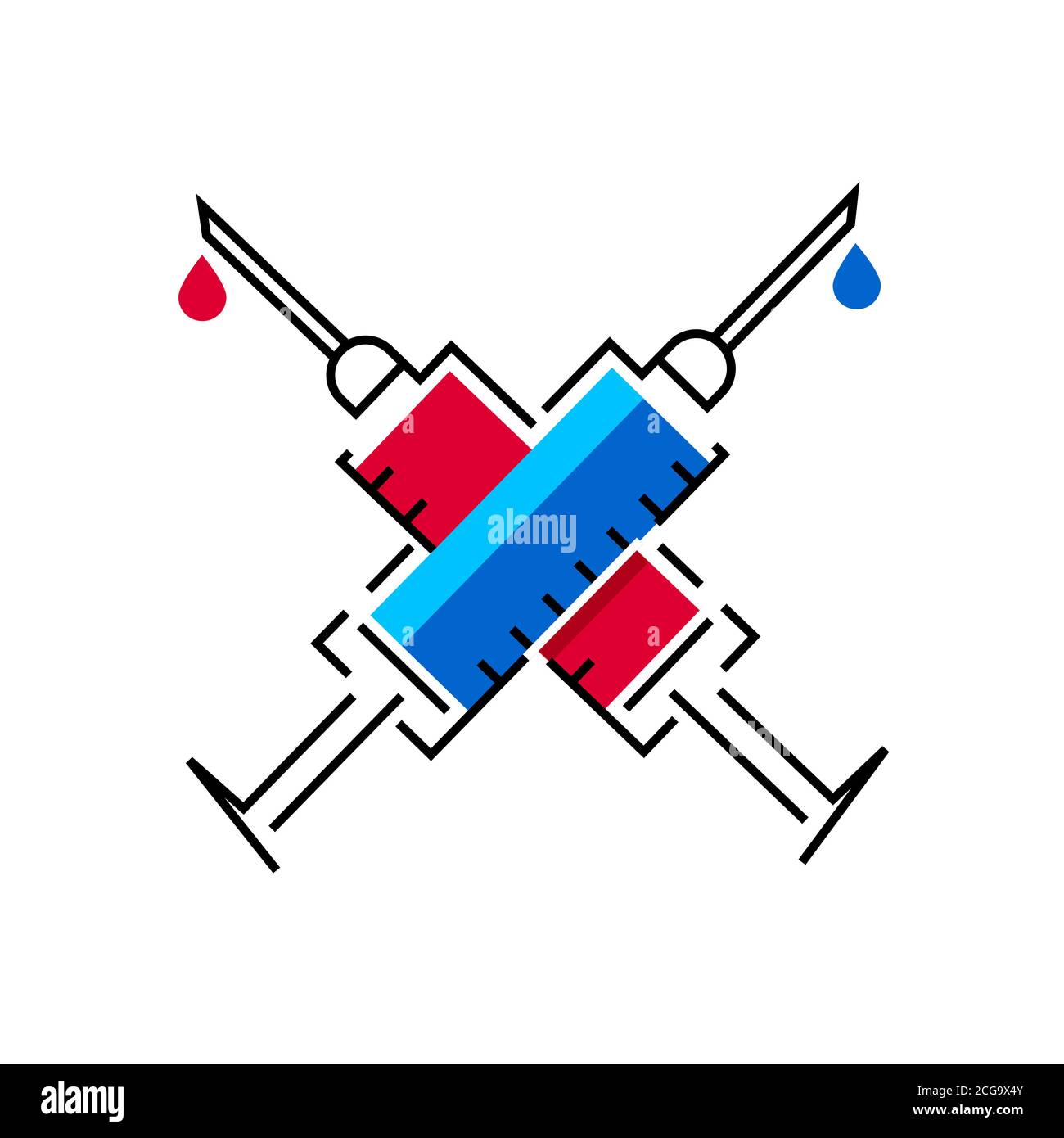 Vaccine Icon Coronavirus Vaccine Vector Illustration .the Shot Is ...