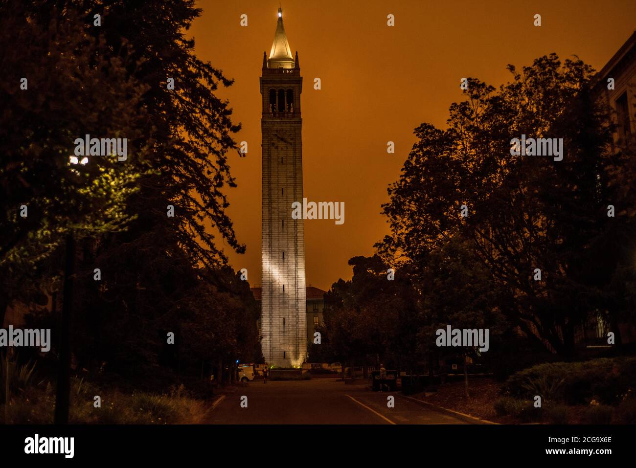 The Campanile clock tower on the campus of UC Berkeley, taken at 10 AM