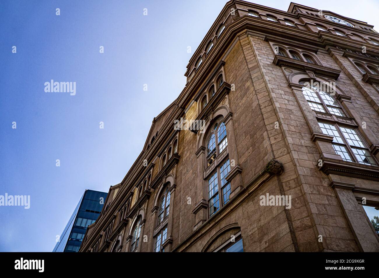 Foundation Building, Low Angle View, Cooper Union, New York City, New York, USA Stock Photo