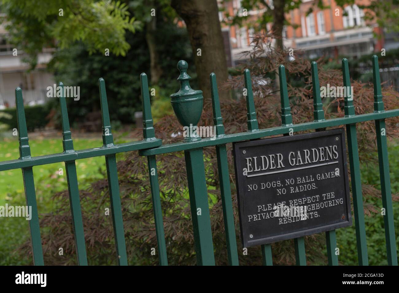 Elder Gardens, Lamb Street, Old Spitalfields Market, London Stock Photo