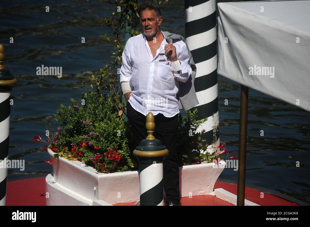 September 8, 2020, Venezia, friuli, ITALIA: 08/09/2020 Venice, 77th Venice International Film Festival, the arrival the actor Fabio Testi (Credit Image: © Fabio Sasso/ZUMA Wire) Stock Photo