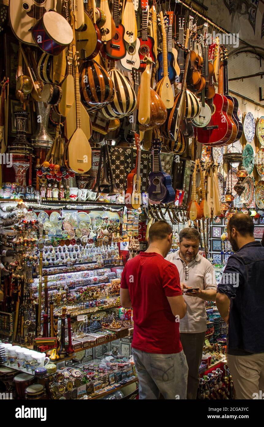 The Grand Bazaar in Istanbul is one of the largest and oldest covered ...