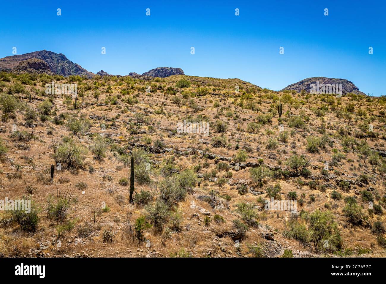 Apache Trail Scenic Drive Stock Photo Alamy