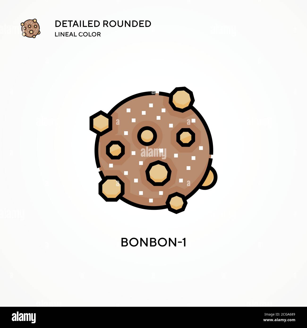 Bonbon-1 vector icon. Modern vector illustration concepts. Easy to edit ...