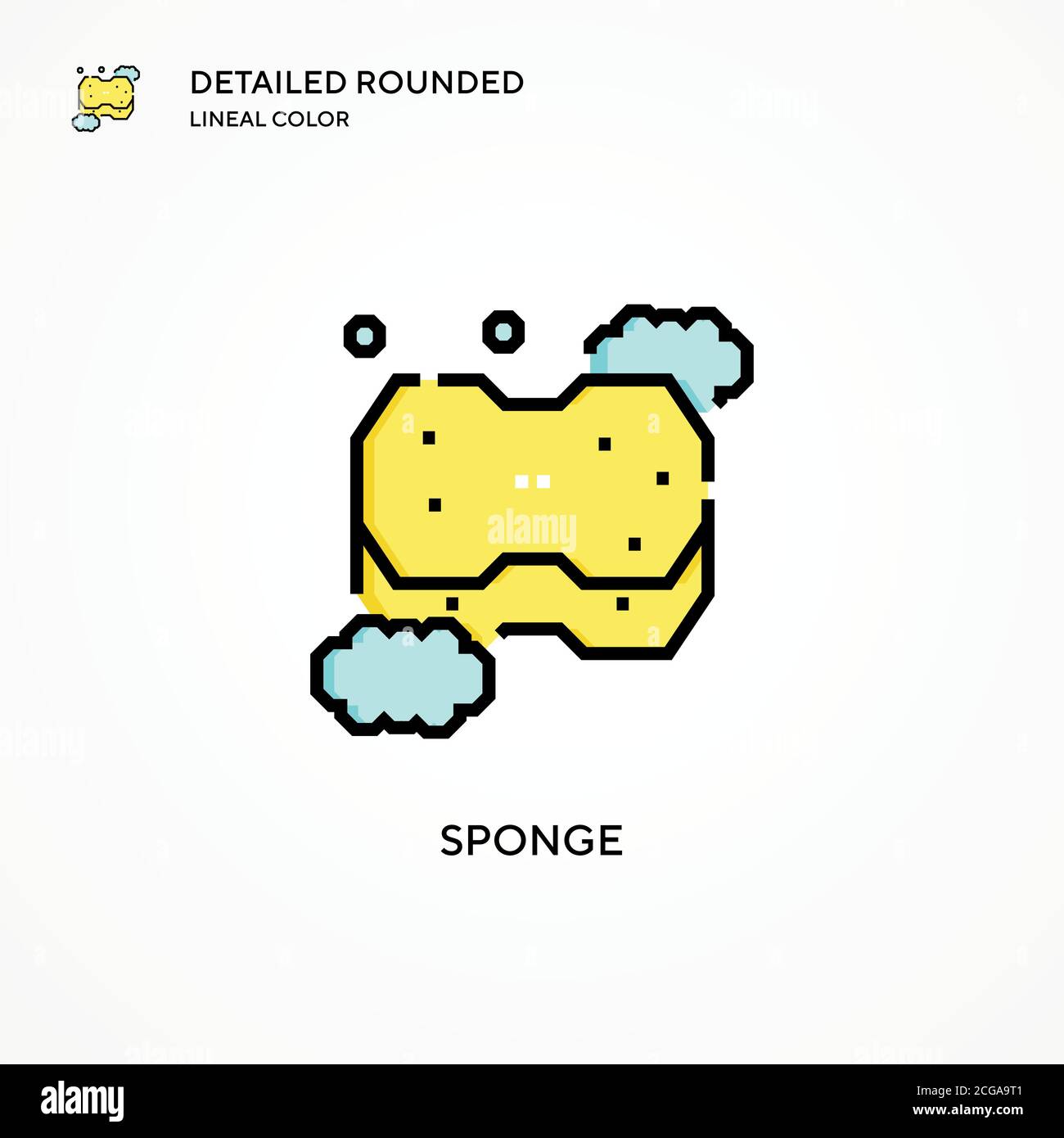 Sponge vector icon. Modern vector illustration concepts. Easy to edit ...