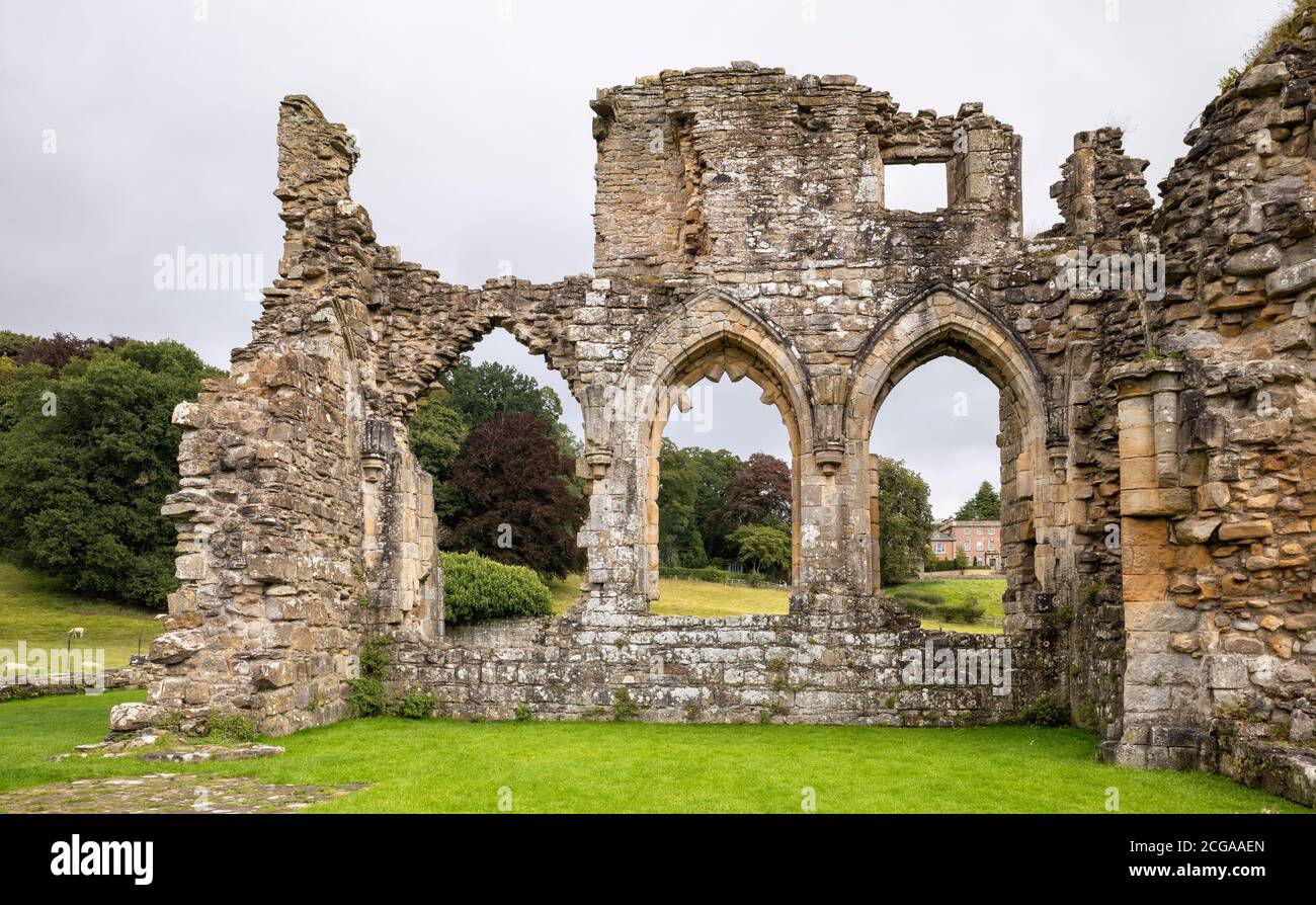 Easby Abbey, Richmond, North Yorkshire, England, UK Stock Photo Alamy