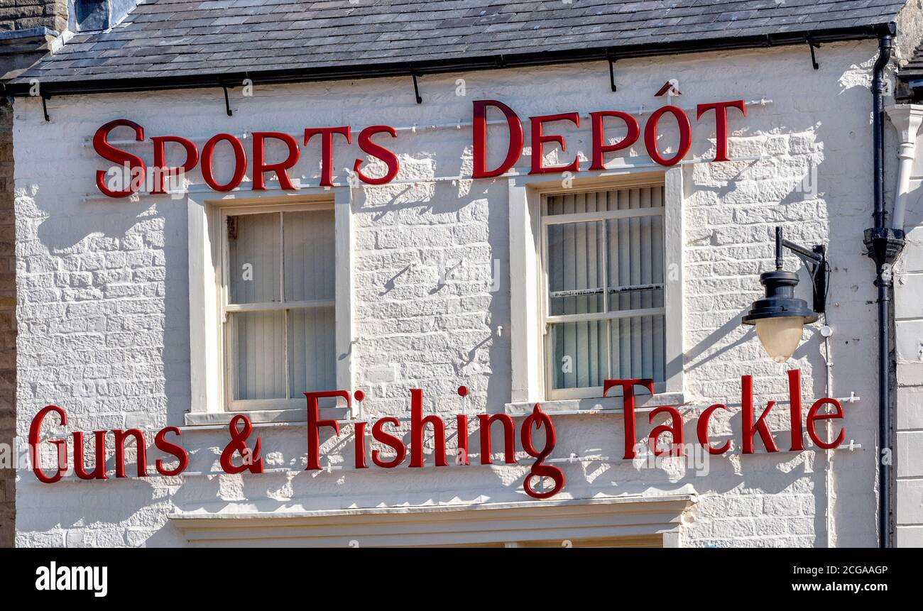 Sports Depot, Guns and Fishing Tackle Shop, Richmond, North Yorkshire