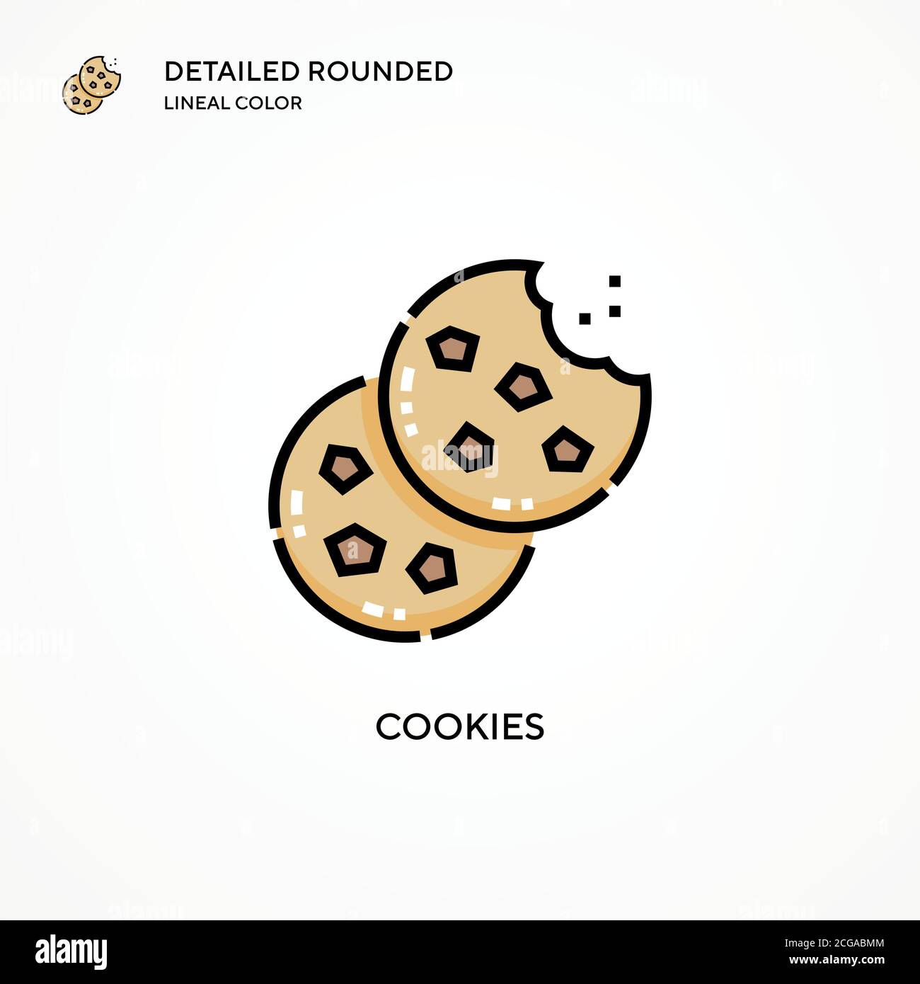 Easy bake biscuits Stock Vector Images - Alamy
