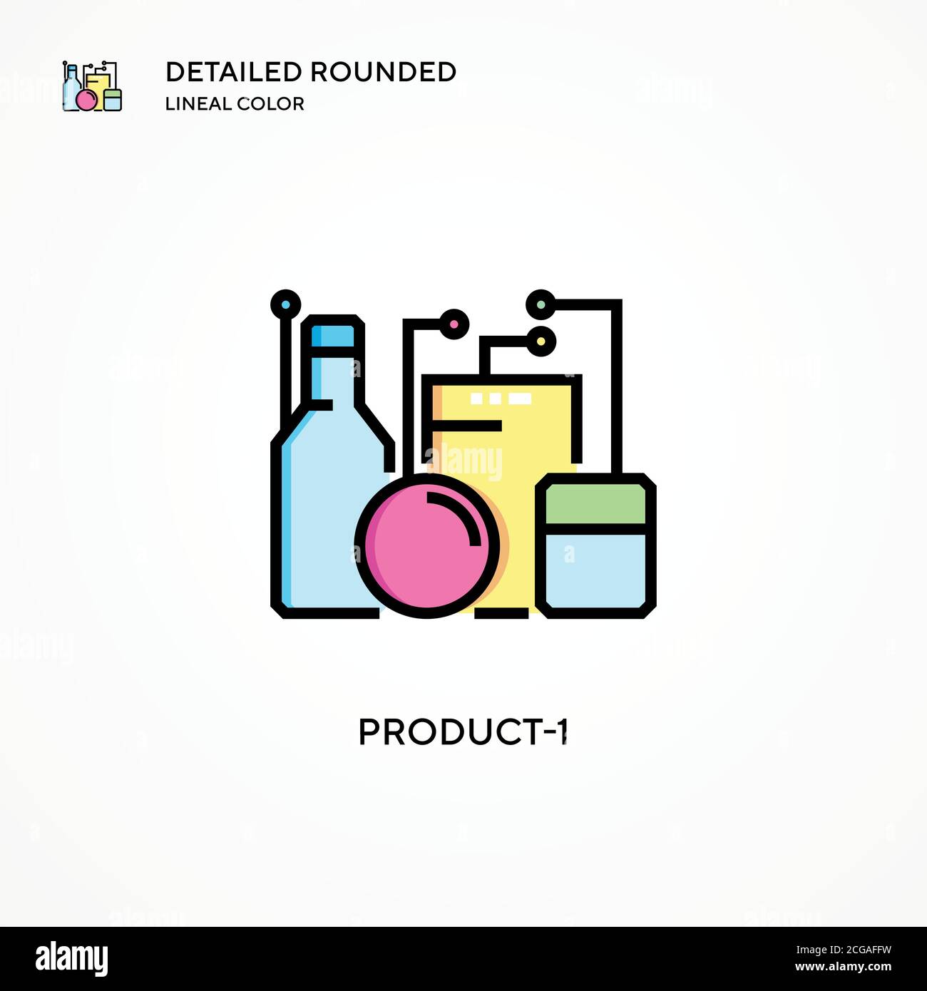 Product-1 vector icon. Modern vector illustration concepts. Easy to ...