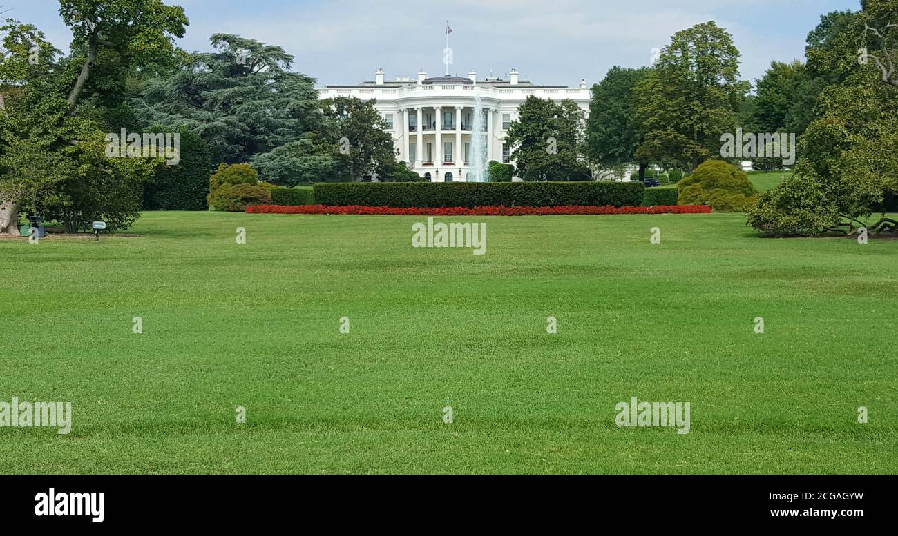 The White House, Washington D.C., United States Stock Photo