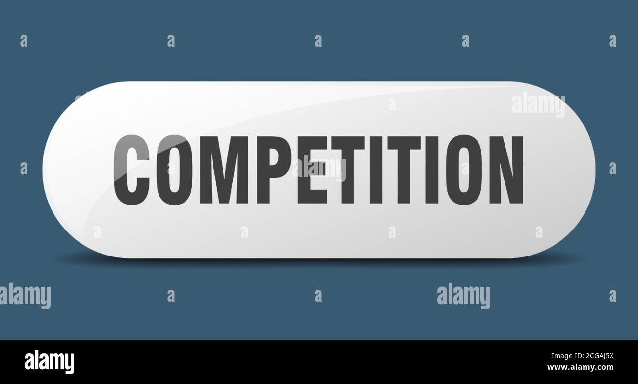 competition button. rounded glass sign. sticker. banner Stock Vector ...