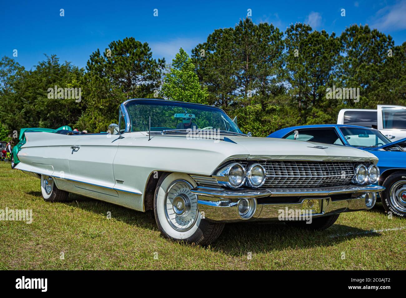Savannah, GA / USA April 21, 2018 1961 Cadillac Series 62