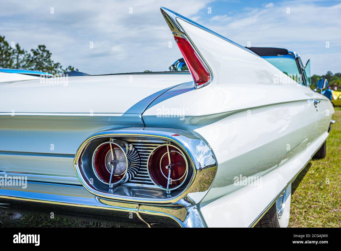 Savannah, GA / USA - April 21, 2018: 1961 Cadillac Series 62