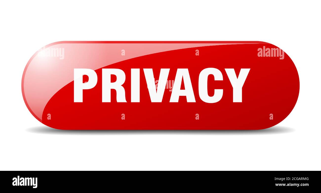 privacy button. rounded glass sign. sticker. banner Stock Vector Image ...