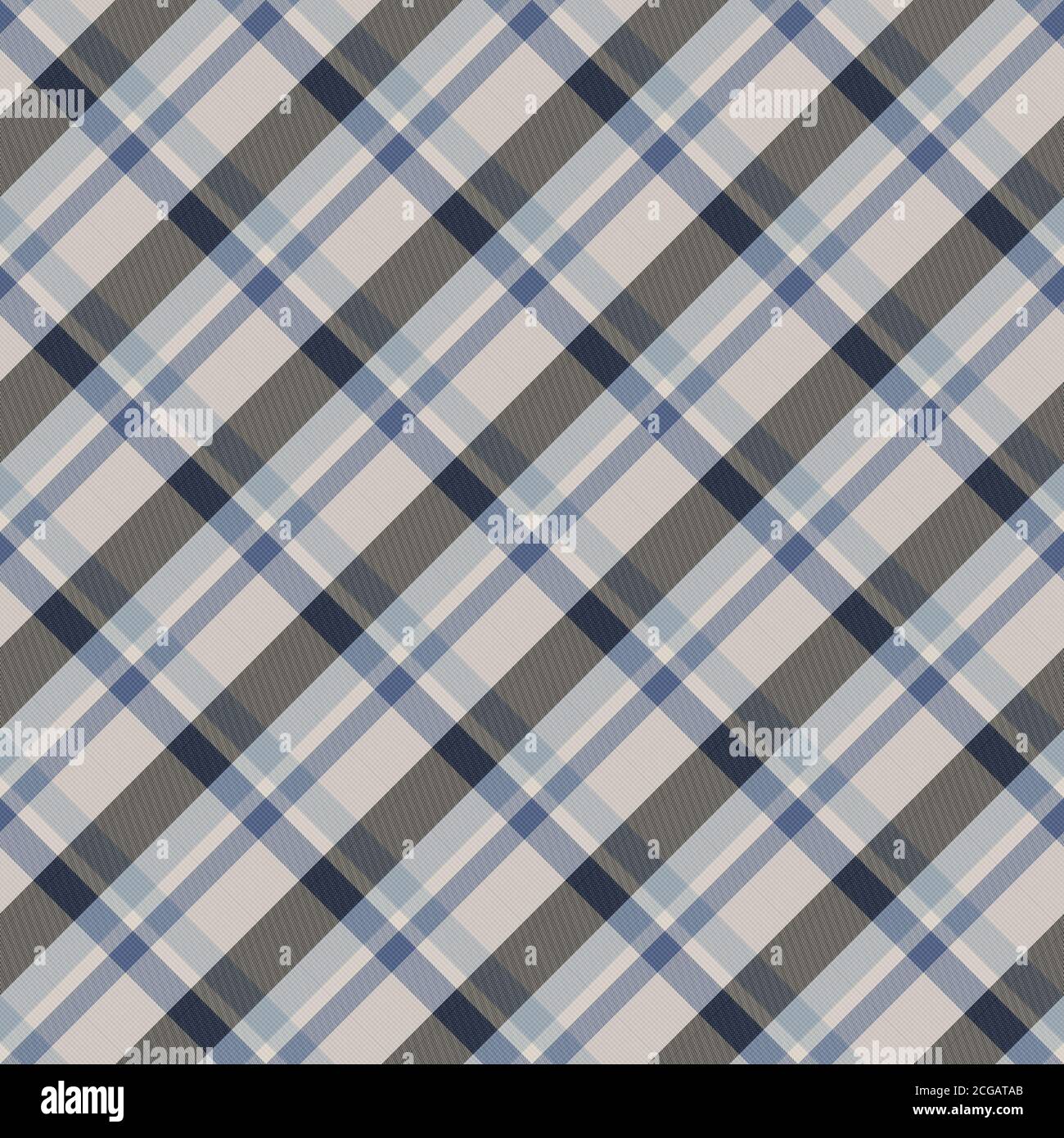 Seamless french blue yellow farmhouse style gingham texture. Woven ...