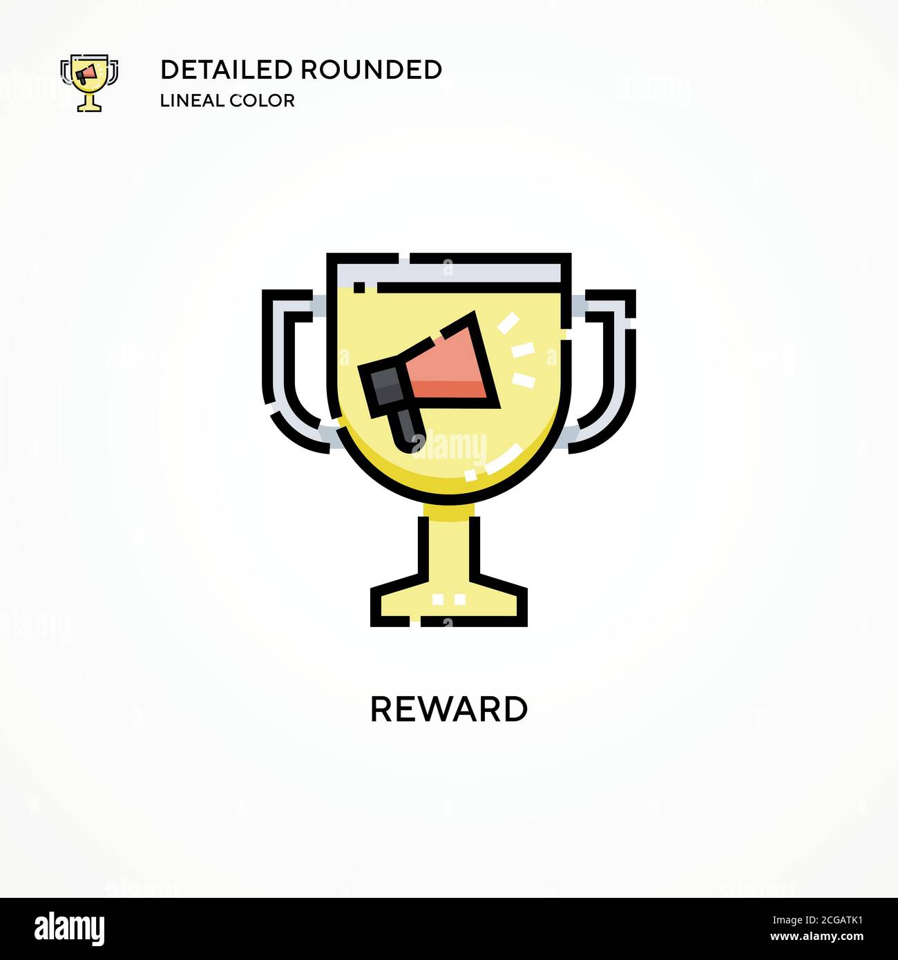 Reward vector icon. Modern vector illustration concepts. Easy to edit ...