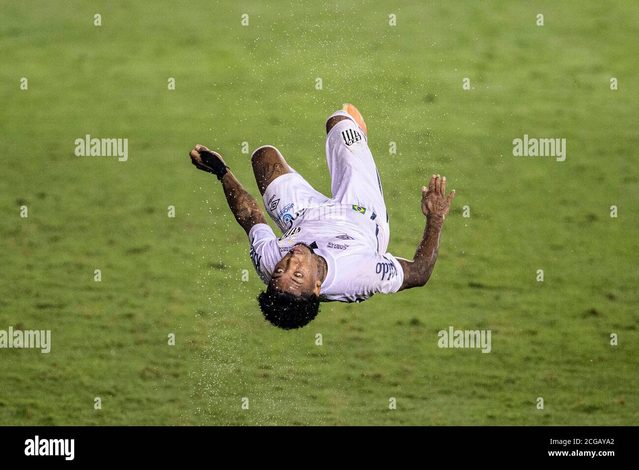 Santos, Brazil. 09th Sep, 2020. xxx during a game between Santos x ...