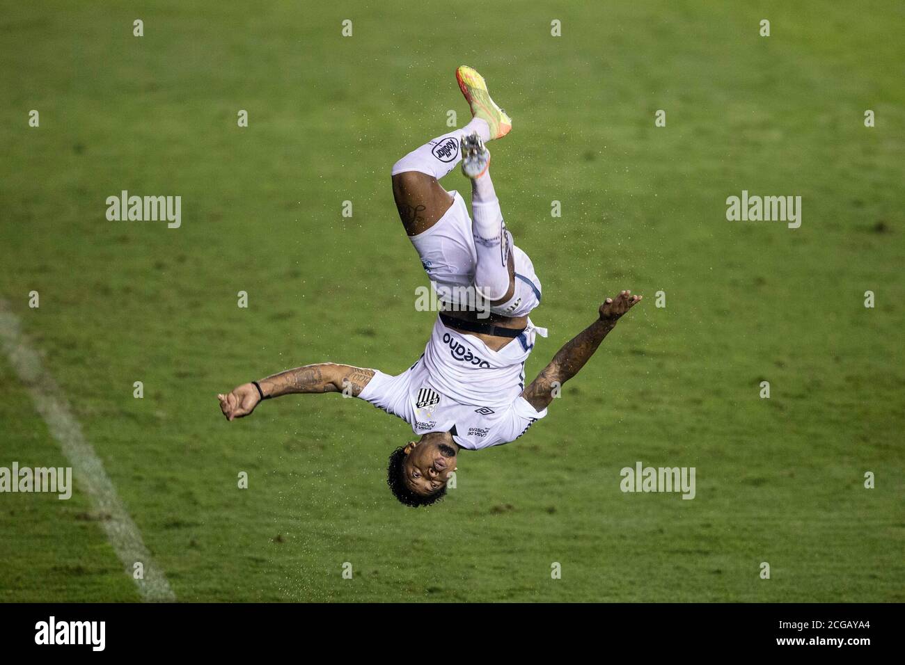 Santos, Brazil. 09th Sep, 2020. xxx during a game between Santos x ...