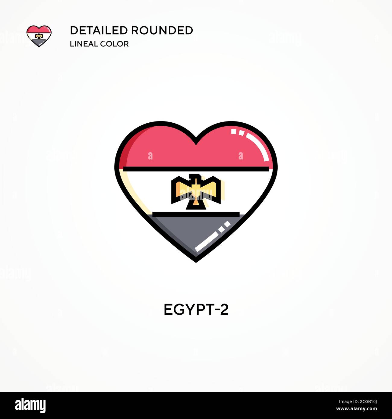 Egypt-2 vector icon. Modern vector illustration concepts. Easy to edit and customize. Stock Vector